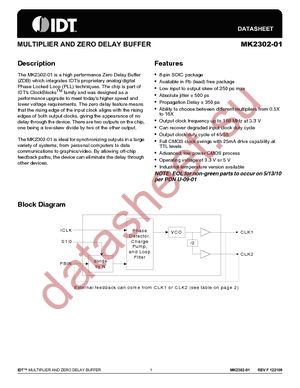 MK2302SI-01 datasheet  